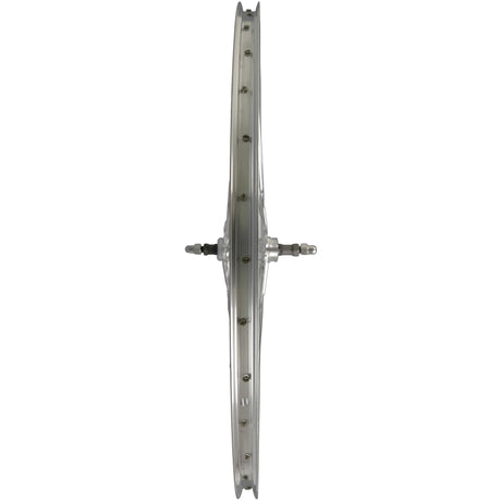 Roue arrière Roland p24h 28 36g 7s axe plein aluminium argent