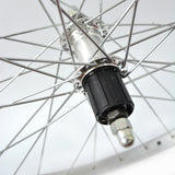 Roue arrière Roland mach1 8 9v 28-15 8-13 8 622 fixe aluminium argent.