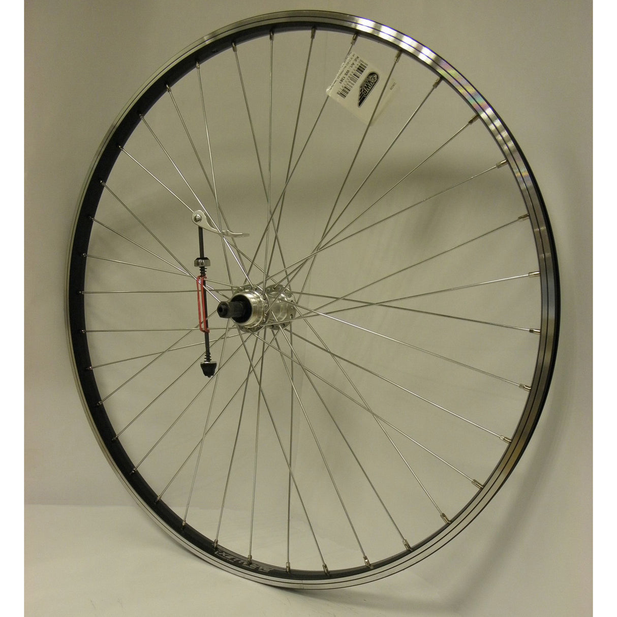 Hënneschter Rad 28 x 1 5 8 x 1 1 4 Rim Gréng Aluminium 36g schwaarz