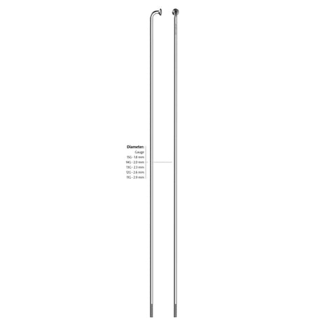 Sapim rayon 14-164 leader inox sans écrou (100pcs)