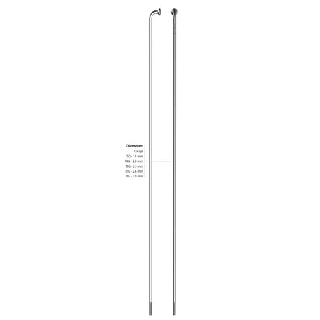 Sapim rayon 13-302 leader inox sans écrou (100pcs)