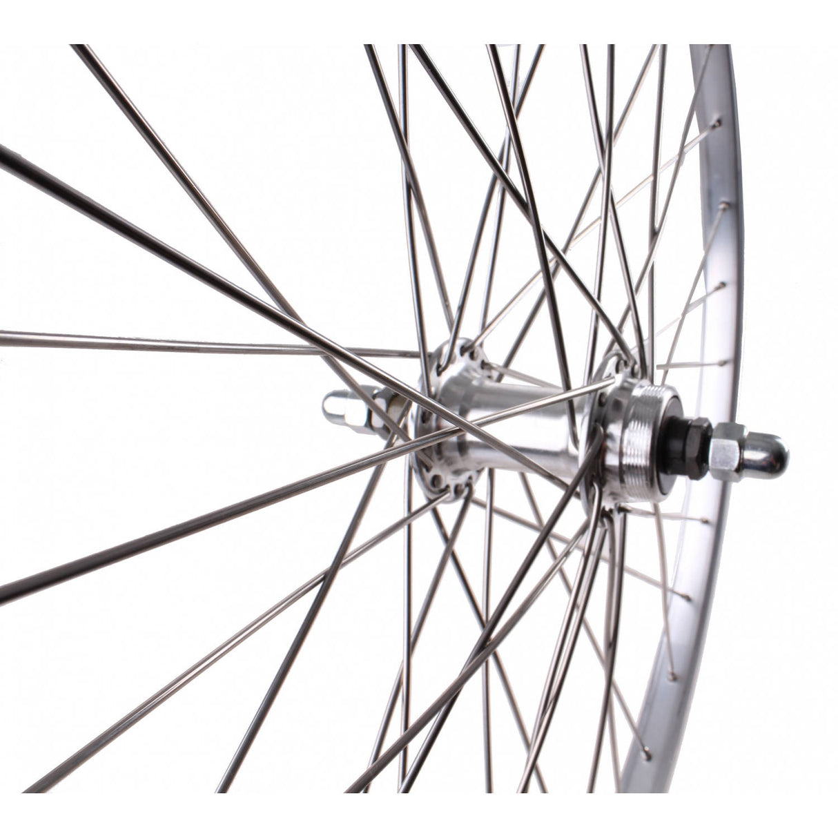 Bakhjul 26-13 8 590 Freewheel Alu Alu Silver