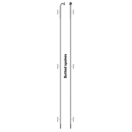 Sapim Spaak 14-300 en acier inoxydable X-Song sans mamelon (100e)