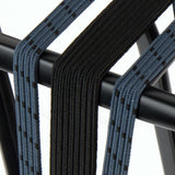 Widek b.v. Classeur à œil Widek 1x24 mm. noir. 2x12mm. bleu-gris avec plaques d'acier noires sur carte (54 cm.)
