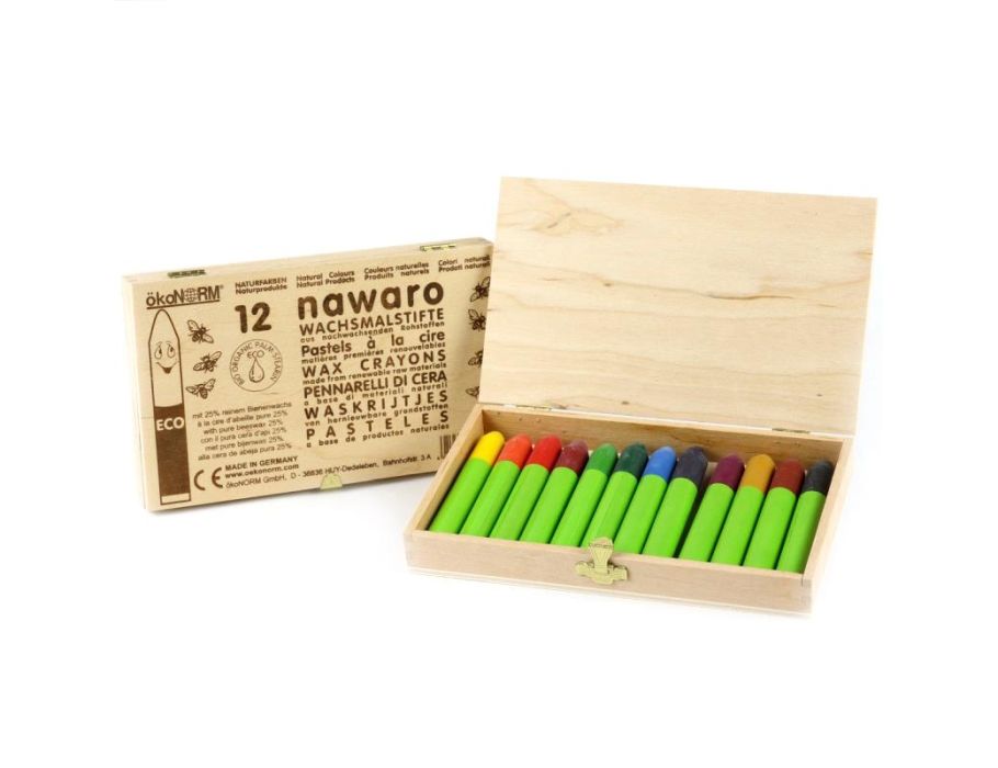 Crayons de cire Ökonorm - coffret cadeau - 12 pièces
