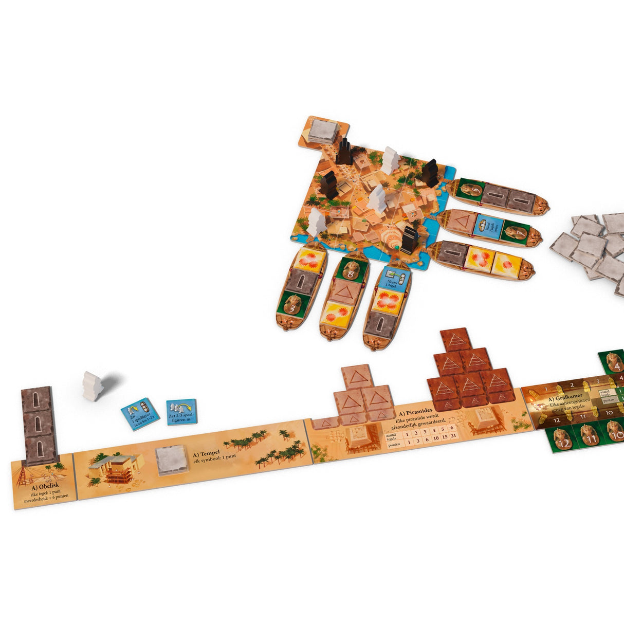 Jeux de gobelin blancs Imhotep: le duel