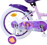 Vélo pour enfants Wunsch Disney Wish - filles - 16 pouces - violet - deux freins à main