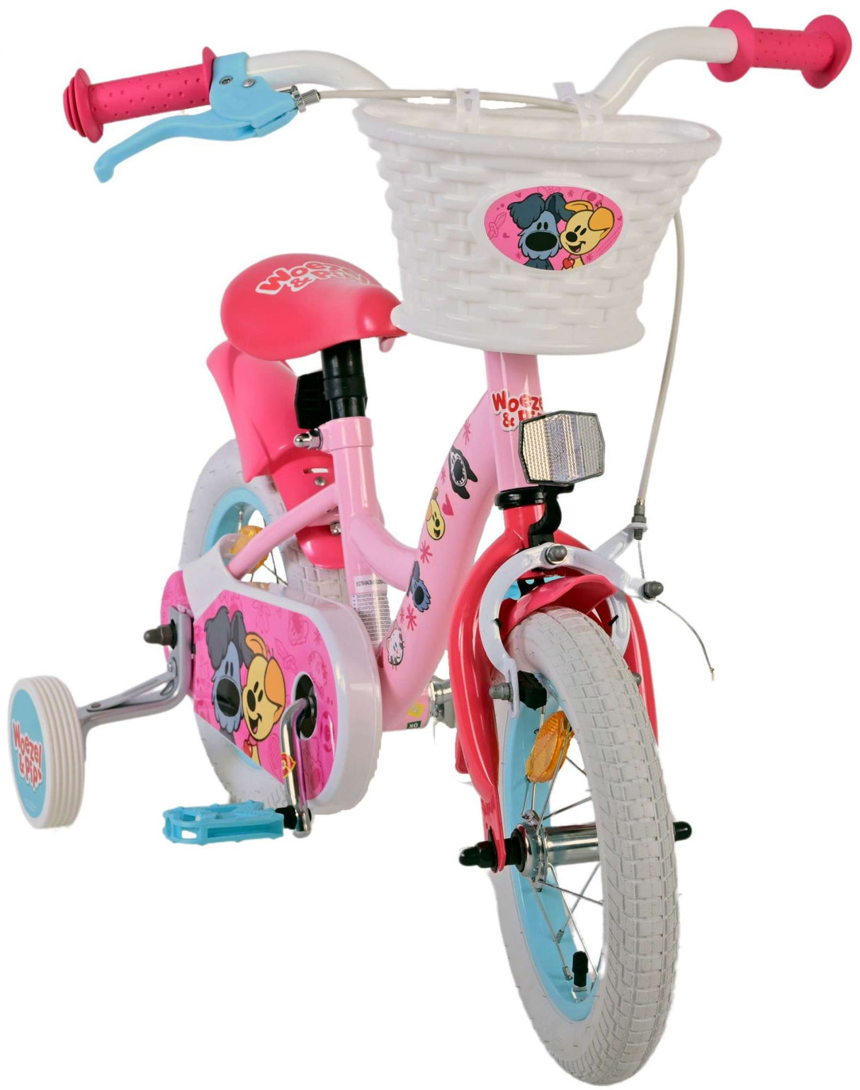 Woezel Pip Pip Children's Bike Girls 12 Zoll rosa