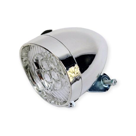 Xtrabike Headlight Chrome 3 LED excl crochet