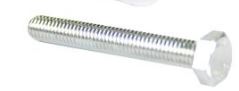 Xtrabike Bolt Hexagon M6X45 en acier inoxydable
