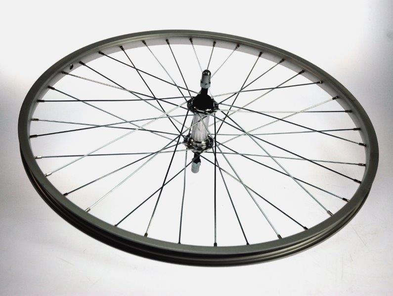 Bike fun enfants roue avant 24x1,75 aluminium argent vierge