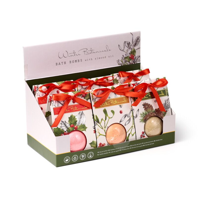 Coffret cadeau bombe de bain - Herbes d'hiver de Noël