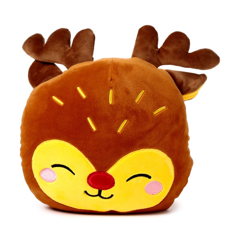 Blankeazzz Couverture de voyage câlin 2 en 1 Rudolph de Noël festif