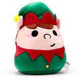 Peluche Squidglys Noël festif Austin l'elfe