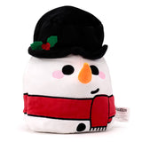 Peluche Squidglys Noël festif Cole le bonhomme de neige