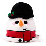 Peluche Squidglys Noël festif Cole le bonhomme de neige