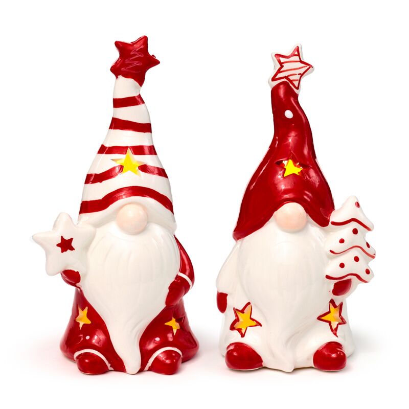 Gnome de décoration LED de Noël