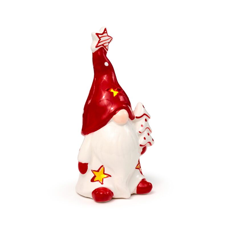 Gnome de décoration LED de Noël