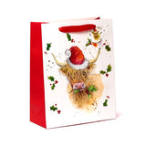 Jan Pashley Noël Highland Coo Sac cadeau L