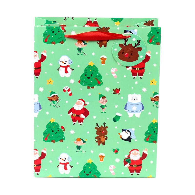 Grand sac cadeau de Noël Jingle
