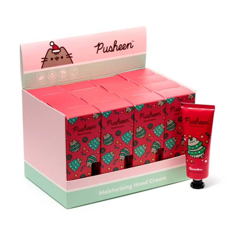 Christmas pusheen the cat crème hydratante mains clémentine 75ml