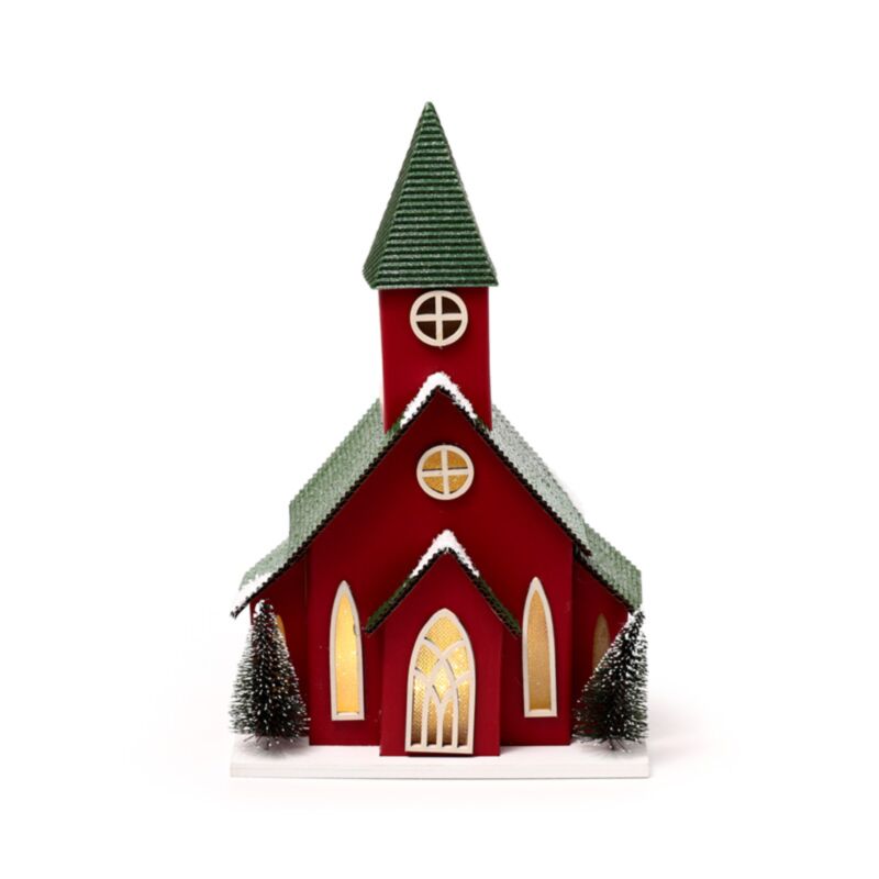 Décoration menée par l'église de Noël