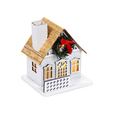 Couronne de noël au pays des merveilles d'hiver, décoration LED pour maison