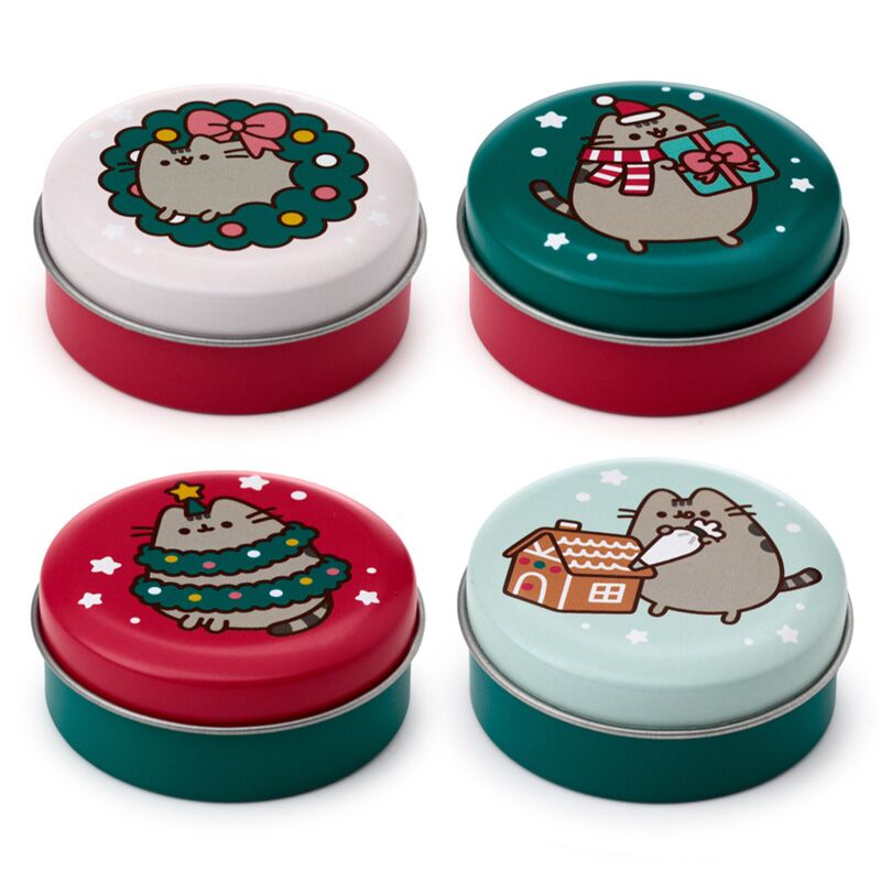 Noël 2023, baume à lèvres pusheen le chat en boîte
