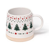 Mug en grès sapin de Noël