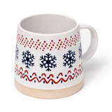 Mug en grès flocon de neige