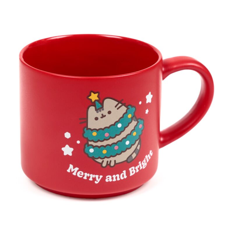 Grande tasse en porcelaine Pusheen le chat de Noël