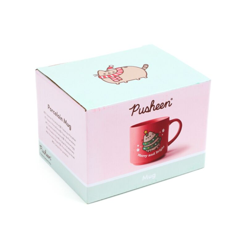 Grande tasse en porcelaine Pusheen le chat de Noël