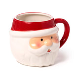 Mug en céramique en forme de tête de Père Noël