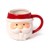 Mug en céramique en forme de tête de Père Noël