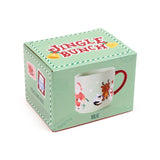 Grande tasse en porcelaine Jingle Noël