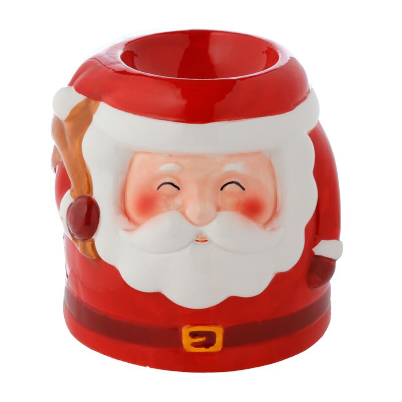 Brûleur parfumé en céramique de Noël en forme de Père Noël