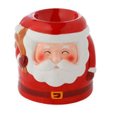 Brûleur parfumé en céramique de Noël en forme de Père Noël