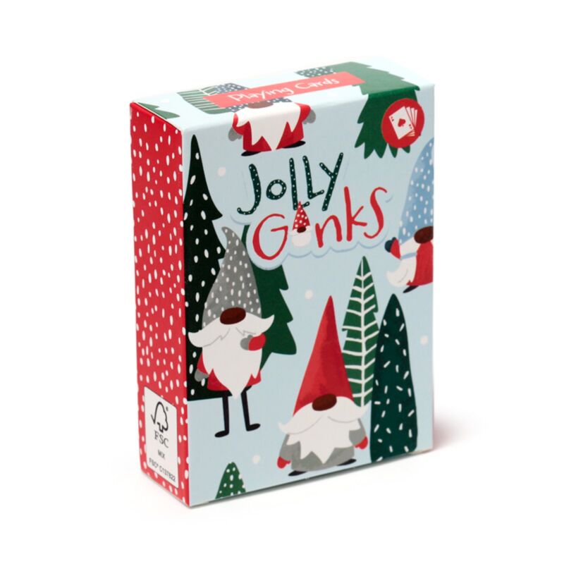 Jeu de cartes à jouer aux gnomes de Noël
