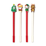 Stylo feutre fin Adoramals de Noël - noir