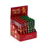 Stylo multicolore Baker Street de Noël (6 couleurs)