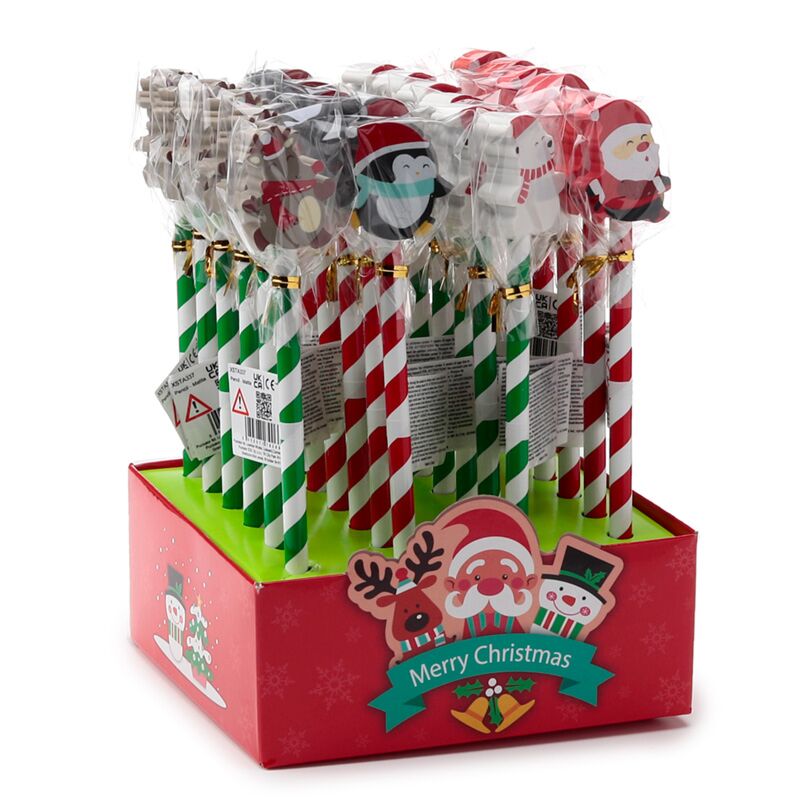 Chiffres de Noël - crayon gomme