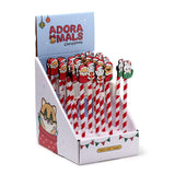 Adoramals de Noël - crayon à dessus en pvc