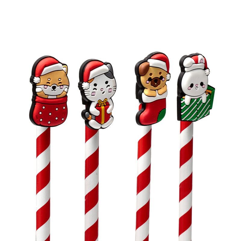 Adoramals de Noël - crayon à dessus en pvc