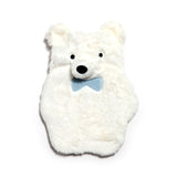 Bouillotte ours polaire 650ml housse peluche