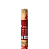 Rouleau de papier d'emballage cadeau de 3 m de plantes de Noël