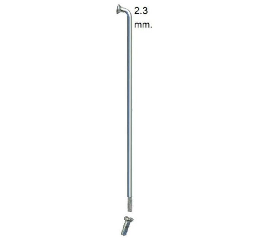 Sapim Spaken 13-185 en acier inoxydable avec nippel