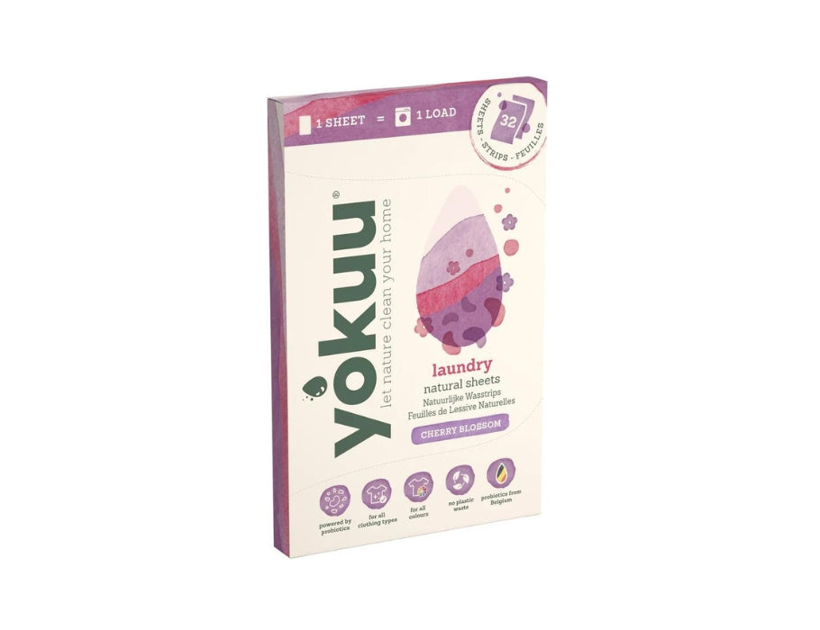 Bandes de lavage Yokuu - lingettes détergentes - fleur de cerisier - 32 pièces