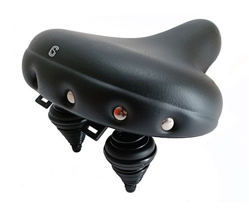 Selle Comfort Saddle Black (Imitation Drifter Saddle), sans écharpe