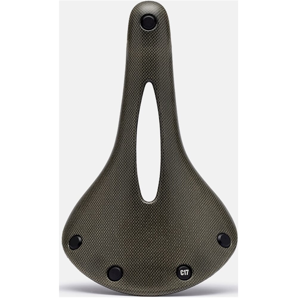 Brooks Saddle C17 Rzeźbiony błoto zielony