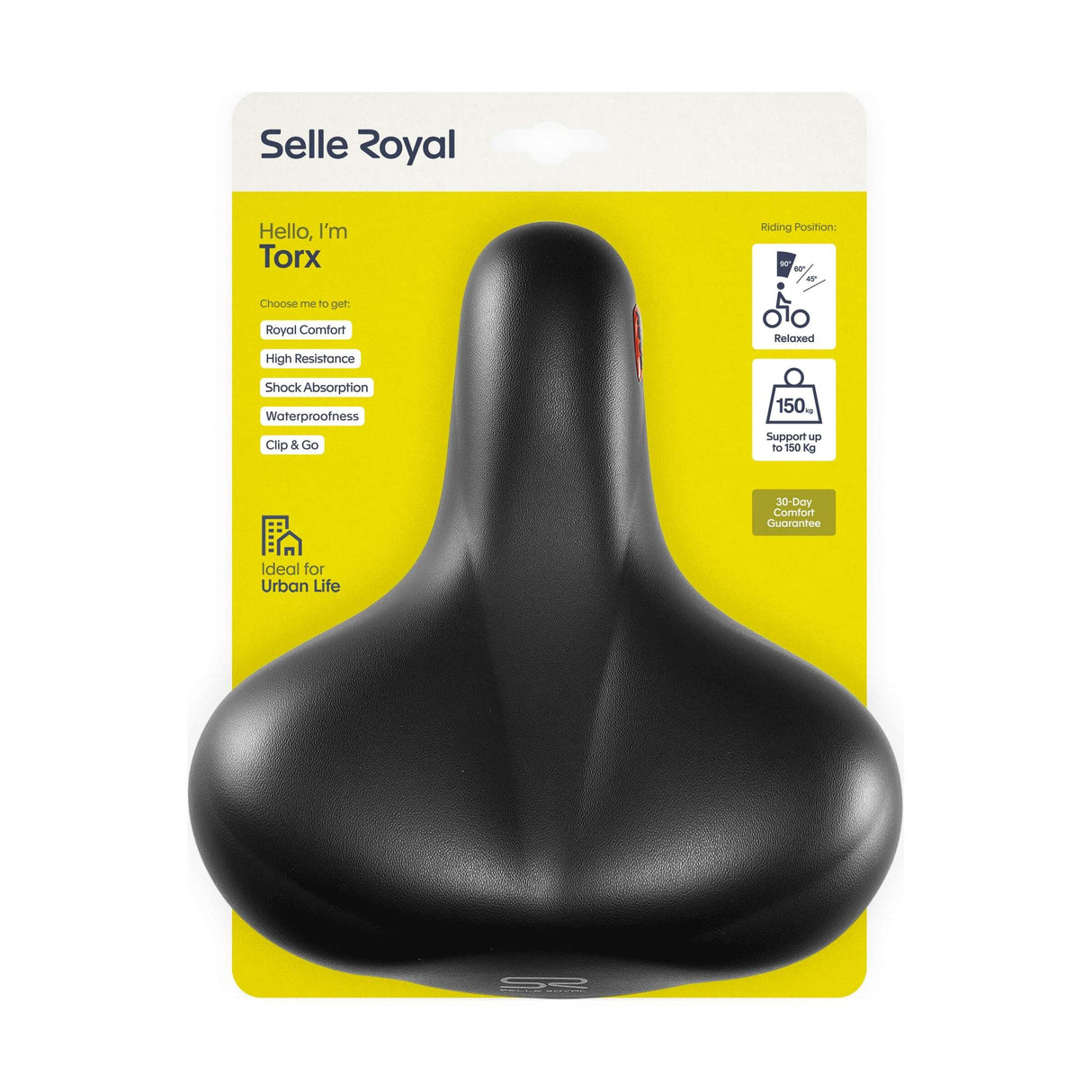 Saddle SR Premium Torx détendu Unisexe noir